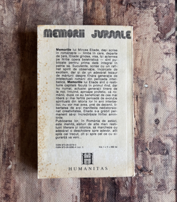 Mircea Eliade - Memorii [2]