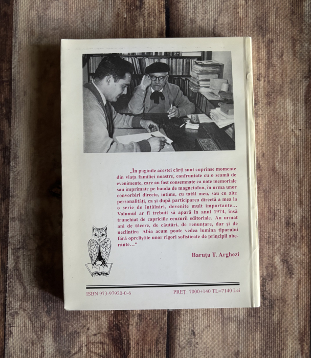 Baruțu T. Arghezi - Înaintea uitării [2]