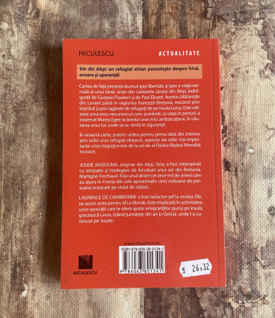 Joude Jassouma, Laurence de Cambronne - Vin din Alep. Itinerariul unui refugiat sirian. [1]