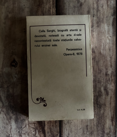 Cella Serghi - Această dulce povară, tinerețea [1]