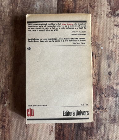 Jane Austen - Epistolar. Lady Susan. [1]