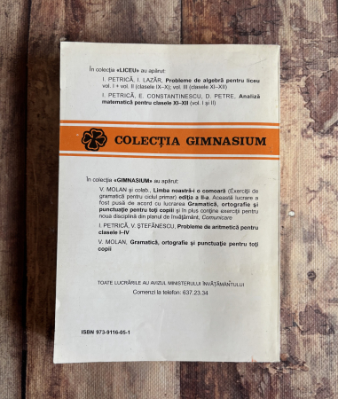 Ion Petrică, Cornel Ștefan, Ștefan Alexe - Probleme de matematică pentru gimnaziu [1]