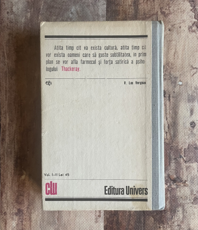 W. M. Thackeray - Istoria lui Pendennis. Vol I. [1]