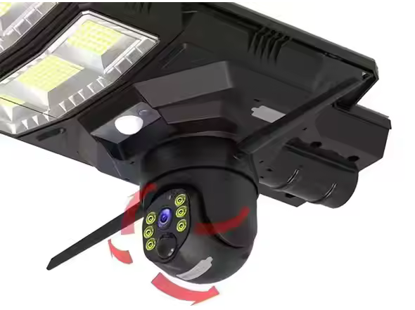 Lampa Solară cu Cameră de Supraveghere Încorporată, 4G, IP65, 450W [2]