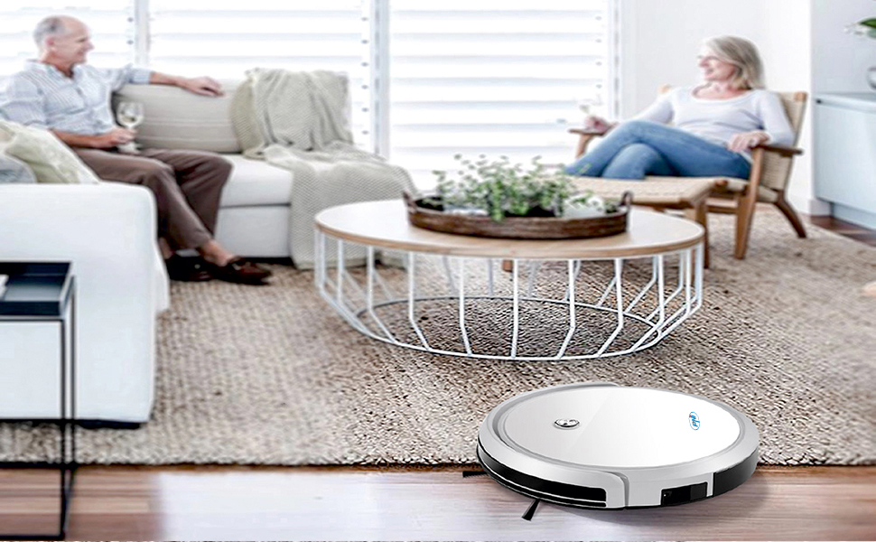 Robot Aspirator inteligent  Cleaner WiFi, 30W, control si programare [8]