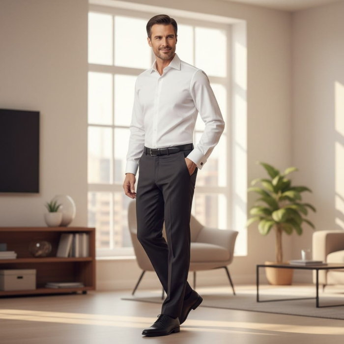 Curea bărbați din piele reversibilă negru/maro – Antonio Assante [3]