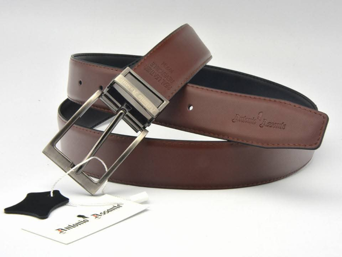 Curea bărbați din piele reversibilă negru/maro – Antonio Assante [2]