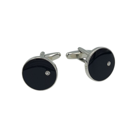 Shop - Butoni negri eleganți cu inserție discretă – Antonio Assante