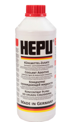 ANTIGEL - Antigel concentrat Hepu G12 1,5L ROSU