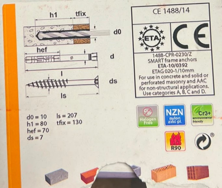 DIBLU + ȘURUB CU CAP ÎNECAT TX 10x200 [1]