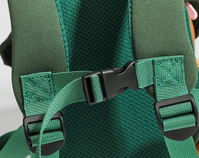 Ghiozdan pentru copii, polyester, ușor, bretele căptușite, centură de siguranță, 2+ ani [13]