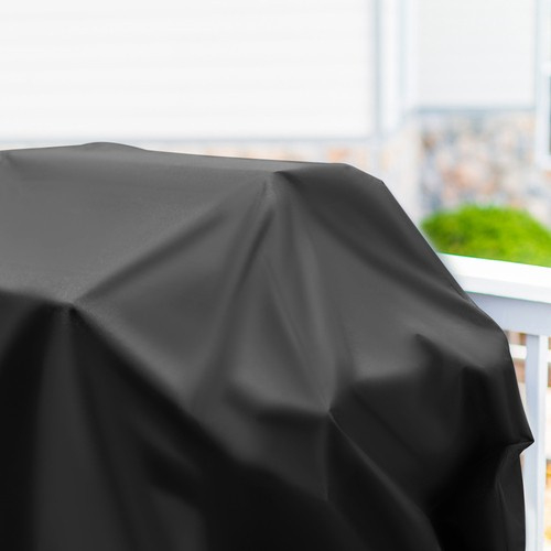 Husă mare pentru grătar cu gaz sau cărbuni, impermeabilă, universală, 95x100x60 cm, neagră [5]