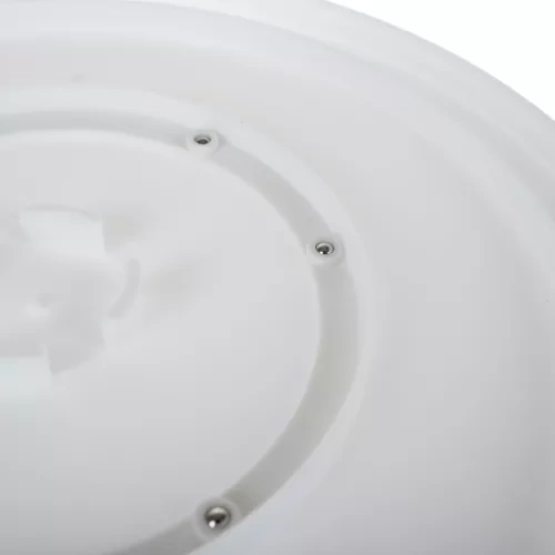 Platou rotativ pentru tort + 3 spatule decorative – suport cu picior detașabil, 28 cm, alb [4]