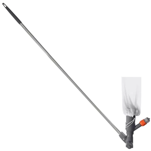 Set 2 în 1 pentru curățare piscină – Aspirator cu apă + plasă, telescopic, 120 cm, reutilizabil [2]
