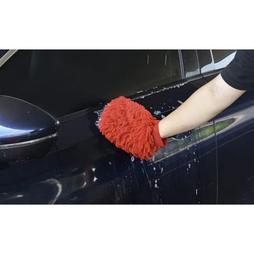 Set complet pentru detailing auto, 19 piese, cu husă – curățare interior/exterior, perii, lavete, mănușă, cadou util [5]