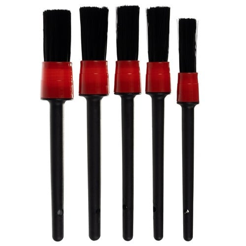 Set complet pentru detailing auto, 19 piese, cu husă – curățare interior/exterior, perii, lavete, mănușă, cadou util [8]