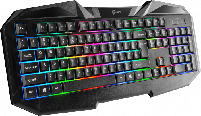 Tastatură cu fir KX 356 C, layout QWERTY, USB, neagră, compatibilă PC/laptop [2]