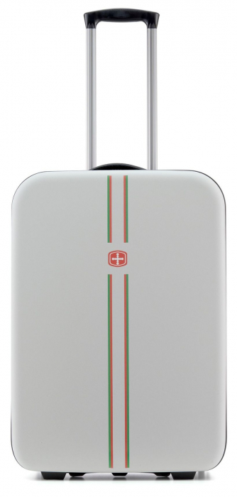 Troler pliabil 24 inch, carcasă dură ABS+PC, 2 roți, lacăt, impermeabil, ușor, 65x10x40cm [4]