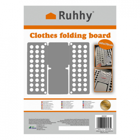 Dispozitiv  împăturire haine, pliabil, gri, 60x70 cm [7]