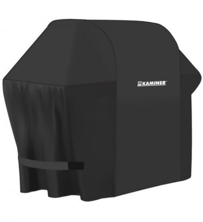 Gradina & terasa - Husă mare pentru grătar cu gaz sau cărbuni, impermeabilă, universală, 95x100x60 cm, neagră