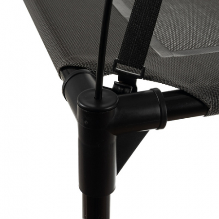 Pat acoperit XXL pentru câini– cu acoperiș impermeabil, ridicat de la sol, pliabil rapid, 90x90x70 cm [3]