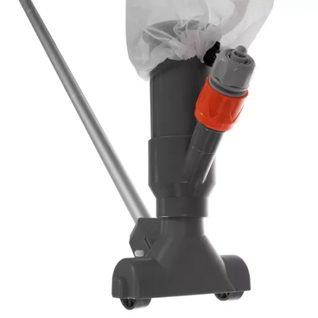 Set 2 în 1 pentru curățare piscină – Aspirator cu apă + plasă, telescopic, 120 cm, reutilizabil [6]