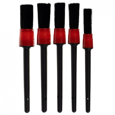 Set complet pentru detailing auto, 19 piese, cu husă – curățare interior/exterior, perii, lavete, mănușă, cadou util [7]