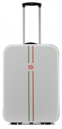 Troler pliabil 24 inch, carcasă dură ABS+PC, 2 roți, lacăt, impermeabil, ușor, 65x10x40cm [3]