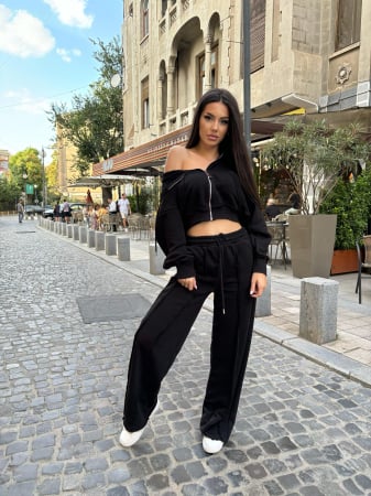 Compleuri - Compleu Vibe Negru Două Piese