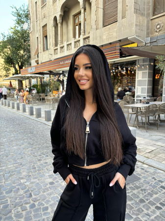 Compleu Vibe Negru Două Piese [1]