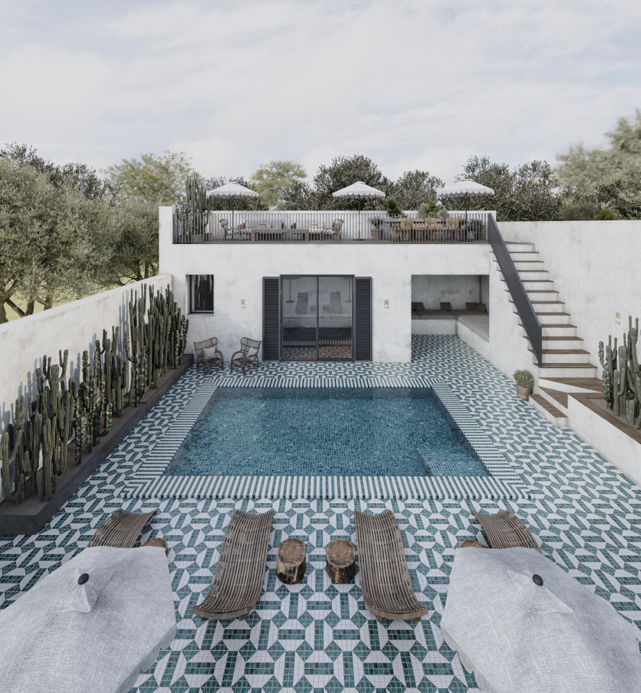 Mozaic de Piscine Colectiile Penta Bauhaus Matte , Penta Damero  Penta Full Moon Penta Houndstooth Penta Medina  Penta Siena Matte [6]