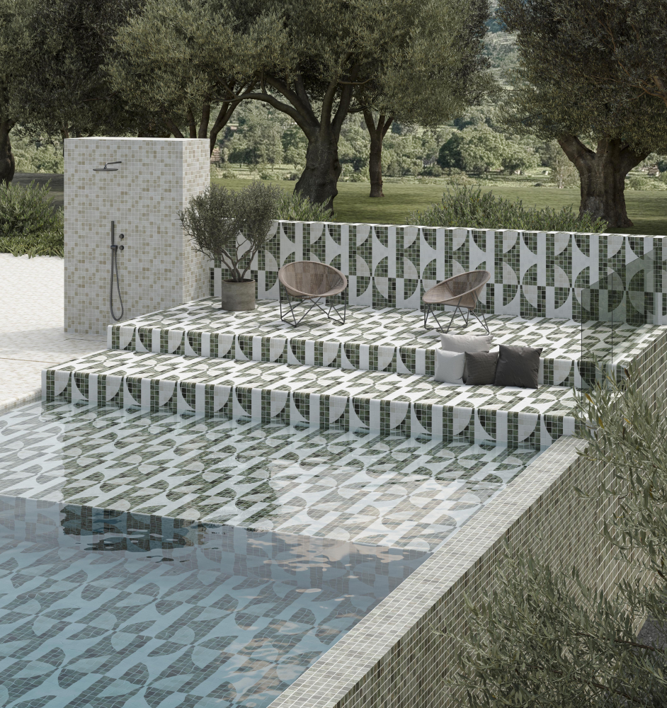 Mozaic de Piscine Colectiile Penta Bauhaus Matte , Penta Damero  Penta Full Moon Penta Houndstooth Penta Medina  Penta Siena Matte [2]