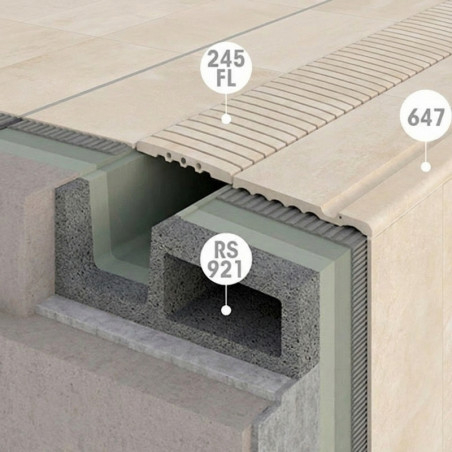 Cuore Beige ref. 664 - colț interior margine piscină Prestige [2]