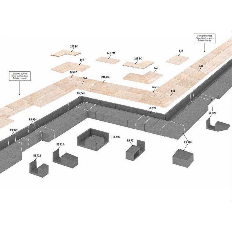 Sistem 9 Prestige RS924 – Suport beton cu față plină pentru ancorare [3]