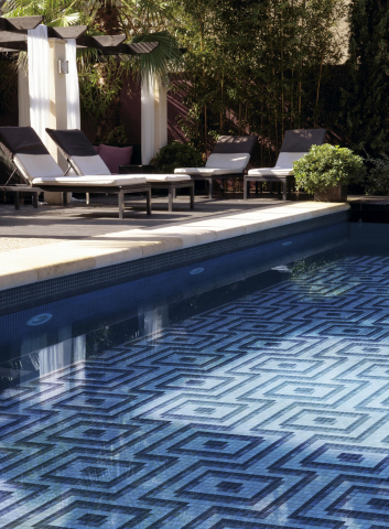 Mozaic Piscine - Model de Pardoseala din Mozaic -Colectia Ambient Modular