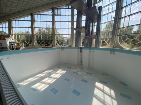 Portofoliu de Lucrari Constructii Piscine - Reparatie piscina sarituri Bazinul Olimpic Bacau