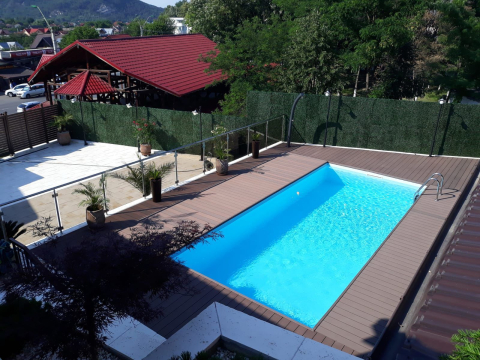 Portofoliu de Lucrari Constructii Piscine - Piscina 7mx3,5m Pensiunea La Strada - Onesti
