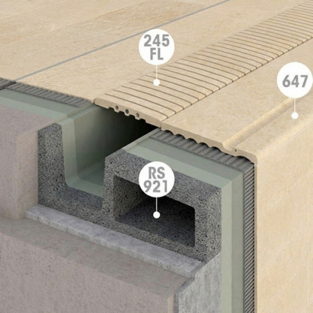 Coral Sand ref. 665 - colț exterior margine piscină Prestige [1]