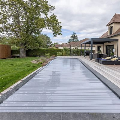 Acoperis piscina - DERULATOR  PRELATA PISCINA ROLLINSIDE  STANDARD FARA POSTAMENT 10x5