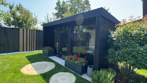 Saune - SAUNĂ FINLANDEZĂ EXTERIOARĂ PREMIUM – REALIZATĂ LA COMANDĂ