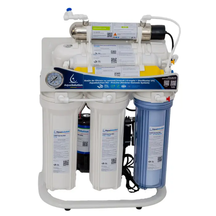 Filtru de apă - Stație filtrare osmoză 75GPD – 6 trepte și sterilizator UV 6W – AquaSolution RO-ProLine UV [5]
