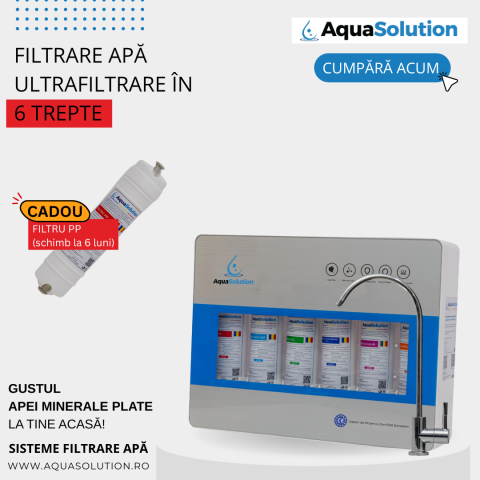 Stație Ultrafiltrare - UF - Filtru de apă - Stație Ultrafiltrare UF 6 trepte – AquaSolution UF-ProLine