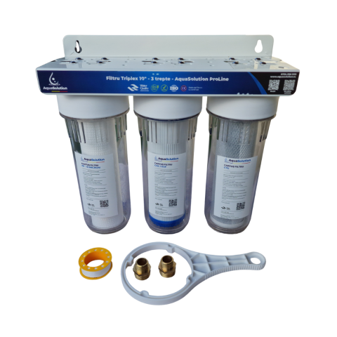 Filtru Triplex 10" – 3 trepte – AquaSolution ProLine