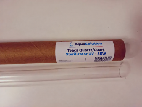 Elemente de filtrare/Consumabile - Teacă Quartz/Cuarț-Sterilizator UV 55W 20X23x936mm