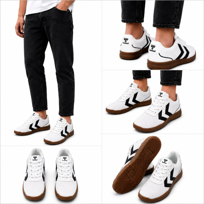 Adidasi Hummel steady game albi [6]