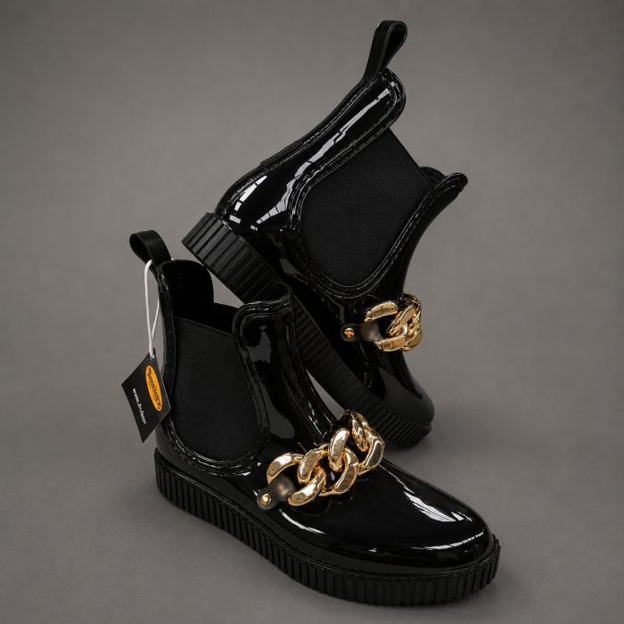 Cizme dockers  dama tip chelsea negre [4]