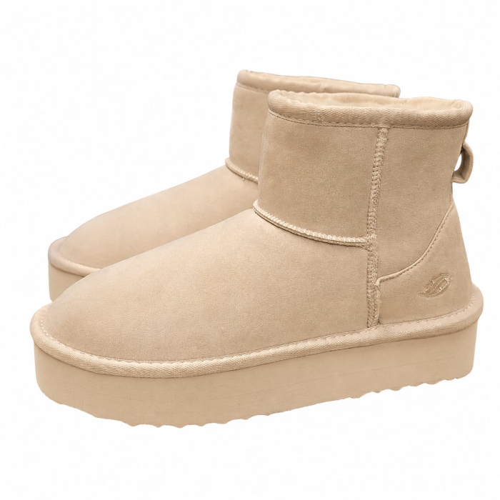 Cizme tip UGG Dockers by Gerli Off White damă îmblănite [2]