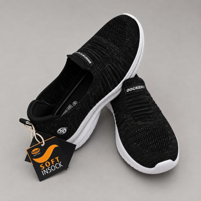 Espadrile copii Dockers negre slip on [4]