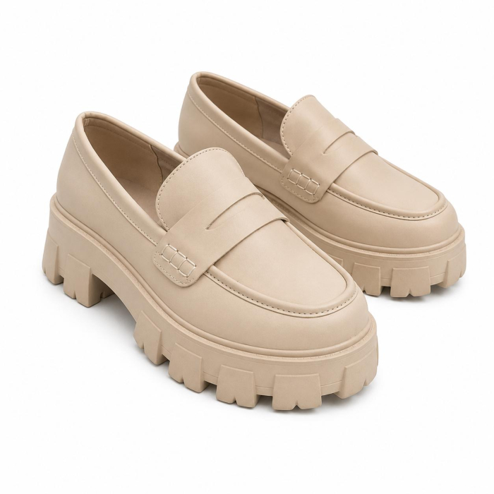 Mocasini dama rainbow bej [2]
