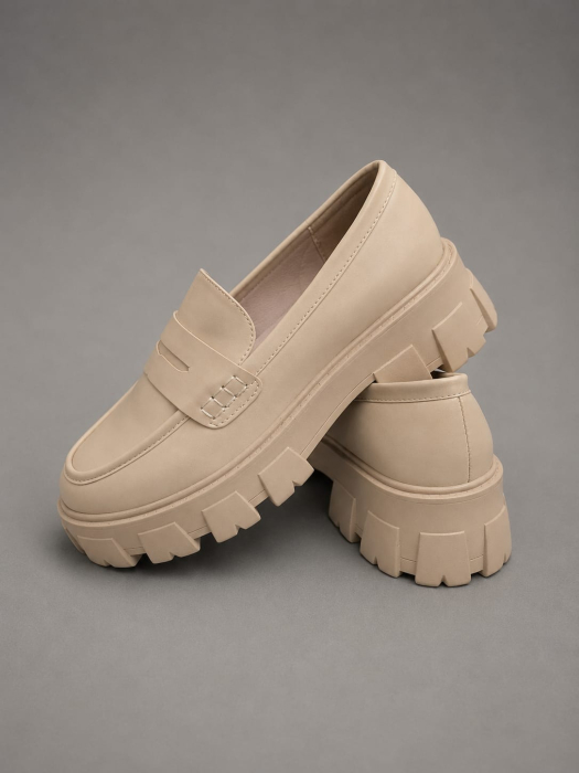 Mocasini dama rainbow bej [4]